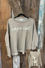 Cape Cod White Anchor Sweater