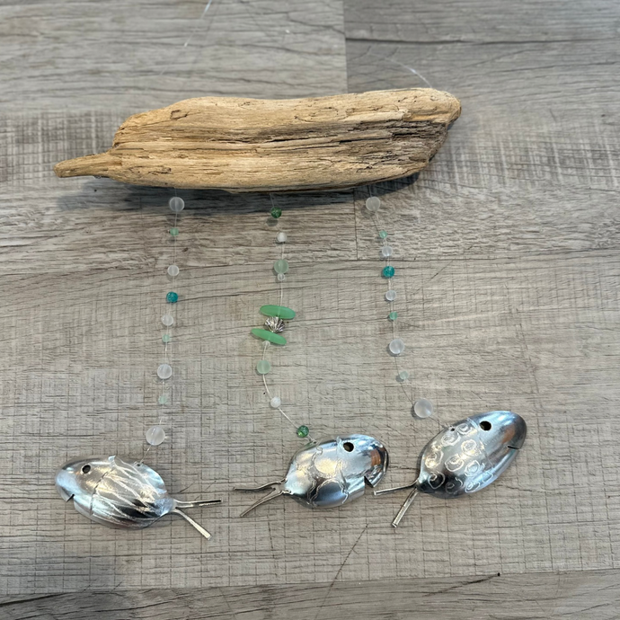 3 Fish on Driftwood