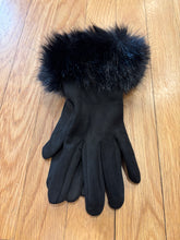 Fuzzy Fur Trim Gloves