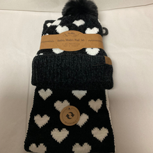 Heart Scarf & Hat Set