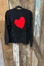 Heart Patch Cardigan-SMALL ONLY