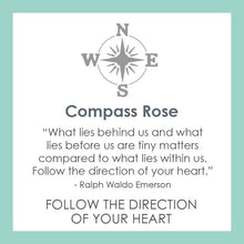 Compass Rose Gold Center Lola Pendant