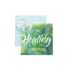Affirmation Gems, scriptural card and crystal pocket stone
