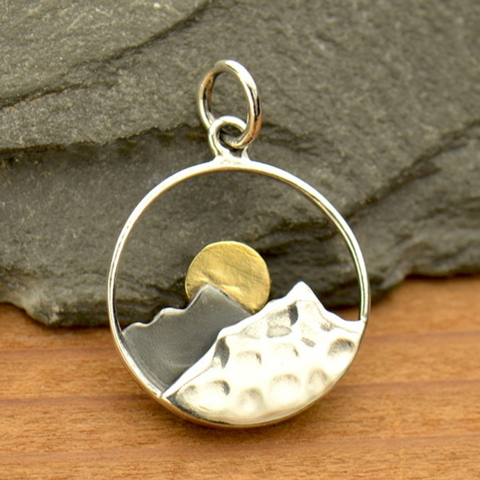 Shaz's Sunset Mountain Pendant